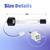 ANTOBLE Clear Ray XL Replacement Bulb 6472-841 for Sundance & Jacuzzi