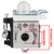 PB-2520 Carburetor Air Filter Tune Up Kit for Echo PB2520 Leaf Blower A021004700 A021000722 A021000723