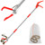 Incycall Upgraded 50" Snake Grabber Tool with Lock, Stainless Steel Snake Tongs, Foldable Long Reach Snake Catcher with Non-Slip Grip and Wide Jaw