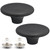suiwotin Dutch Oven Knob, Black Lid Knob Replacement, 2pcs