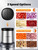 TWOMEOW Food Processor 4 Cup, Electric Food Chopper, 【Small but Powerful】Meat Grinder with 2 Bowls, 2 Speed & 4 Blades for Vegetable, Meat, Nuts, Functions for Chopping, Dicing, Mixing and Puree