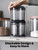 TWOMEOW Food Processor 4 Cup, Electric Food Chopper, 【Small but Powerful】Meat Grinder with 2 Bowls, 2 Speed & 4 Blades for Vegetable, Meat, Nuts, Functions for Chopping, Dicing, Mixing and Puree