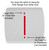 Park Ranger Garage Parking Stop, USA Made, Peel & Stick Parking Aid