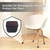 Ezprotekt Rectangle Felt Chair Leg Floor Protectors for Hardwood Floors