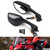 Motorcycle Mirrors With Turn Signals Rearview Side Mirror Adjustable Compatible with KAWASAKI ZX6R ZX10R ZX25R | EX 250 300 400 650 FOR CBR300R CBR500R CBR600RR CBR650R | FZ6R
