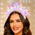 Zoestar Light Up Mermaid Crown Headband Glow Party Coral Hair Accessories