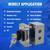 KEYMOO 40A Rotary Changeover Switch with Removable Key Lock, 660V 3 Position 2 Phase 8 Terminals, 2-Way 2NO 2NC Universal Selector Switch with Enclosure 26-40F/D202.2YTWB