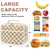 Bluboon Kids Girls Lunch Bag Insulated Lunch Box for school Corduroy Lunch Cooler Organizer School Kids Lunch Tote (Corduroy checkered brown)