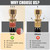 100pcs Brass DOT Air Brake Line Fittings Kit, 1/4" 3/8" 1/2" Compression Air Nylon Tubing Fitting Assortment Kits, for Air Hose & NPT Thread Tube, in Truck & Industrial Air Systems