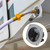 RV City Water Inlet with Pressure Reducing Valve,Chrome Water Fill Inlet Replacement with Check Valve,RV Water Inlet Connection,for Marine,Trailer,Motorhome Inlet