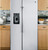 YENHOME 30"X200" Stainless Steel Contact Paper Peel and Stick Countertop Contact Paper Waterproof Silver Stainless Steel Contact Paper for Appliances Refrigerator Wrap Vinyl Silver Metallic Wallpaper