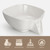 NiHome Multifunctional Ceramic Food Strainer with Integrated Drain Spout, Large Capacity Colander Bowl for Vegetables, Fruits, Pasta & More, Heat-Resistant, Crack-Proof, Easy to Clean, Dishwasher-Safe