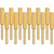 Jiozermi Chainsaw Sharpening Stones, 7/32 Inch, Golden, 12 Pcs