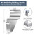 Antimbee Heavy-Duty Stainless Steel Siding Hooks,30 Pack No Hole Siding Hanging Hanger,Vinyl Siding Hooks Hanger for Hanging on Patio,Vinyl Siding Clips Applicable to Outdoor or Holiday Decoration