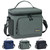 BALEINE Insulated Lunch Bag for Men Women, 15 Can Leakproof Cooler Bag with Adjustable Shoulder Strap for Work Picnic, Lunch Box for Women Men (Medium, Black)