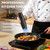 UNNEES Rechargeable Electric Salt And Pepper Grinder Set, 2 Pcs (Black)