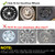 AUTOWIKI 17 Inch Hubcaps for 17inch Standard Steel Wheel Rims
