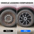 AUTOWIKI 17 Inch Hubcaps for 17inch Standard Steel Wheel Rims