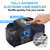 Ni-SHEN Fully Automatic Card Shuffler 1-4 Deck,USB/Battery Operated Electric Shuffler, Lower Noise Playing Card Shuffle for UNO,Poker, Phase 10,Skip-Bo,Blackjack（Black）