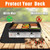 Amerbro Thicking 24x31in Heat Resistant Grill Mats for Outdoor Grill 17in & 22in Blackstone Griddle to Protect Your Prep Table Grill Mat - Fire Proof & Water Proof & Oil Proof BBQ Mat Air Fryer Mat