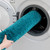 MIULEE Teal Bathroom Runner Rugs Soft Microfiber Bath Mat 24 * 70 Inch