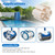 Anlvxin 【Upgraded】 Pool Cleaner Vacuum Impeller PVXH038SA Replacement for Hayward AquaNaut 200 400 450 Poolvergnuegen Turbine 6-Vane Kit