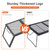 Odoland Folding Campfire Grill Camping Grill for Outdoor Cooking Bonfire