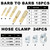 WYNNsky 84PCS Brass Hose Barb Fittings, Air Hose Repair Kit, 1/8’’ 3/16’’ 1/4’’ 5/16’’ 3/8’’ 1/2’’ Barb Splicer, Tee, Barb to MNPT Threads
