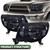 LQI Headlights Assembly Compatible with Toyota Tacoma 2005-2011 Bumper Headlamp Smoke lens Black Housing Clear Reflector Pair
