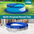 TARPAL 14ft Round tarp Waterproof 8mil Poly Circle Tarps with Accessories