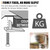 12 Pack Sink Clips for Countertop Sinks, J Channel Mounting Kit