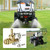 Boomless Spray Nozzle, #10#12 Orifices Brass Boomless Broadcast Nozzle for ATV Spot Sprayer Up to 31 feet scanning range, Compatible with Multi-Purpose ATV/UTV Tank Sprayer for Lawn & Garden, Farm.