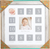 "Rustic First Year Baby Milestone Photo Frame Style: Rustic First Year Frame"