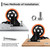 6"Caster Wheels Set of 4,Heavy Duty Casters with Brake,Swivel Wheels Orange