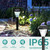 GIGALUMI 12 Pack Solar Lights Outdoor Waterproof, Solar Garden Lights