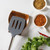 Tvvtuww Acacia Wood Spoon Rest Spoon Holder for Stove Top, Utensil Holder for Ktichen Counter, Spatula, Ladles, Forks, Tongs, Short