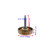 Rannb Decorative Mirror Screws, Red Copper Tone, 0.75"/19mm Cap Dia-12pcs
