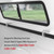 AA-Racks P-AC-10 Aluminum Mounting Clamps Truck Cap Topper Camper Shell for Ford Super Duty Trucks F-250 F-350, Set of 4 - Silver