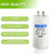 BOJACK CBB60 40uF 450 Volt 50/60Hz AC Capacitor Round Run Start Capacitor with Two Sets of Inserts for AC Motor Run Condenser Straight Cool Heat Pump Pool Pump or Air Conditioner