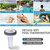 Floating Pool Thermometer, Large Size Easy Read for Water Temperature with String for Outdoor and Indoor Swimming Pools and Spas