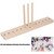 PEAKTREND Bow Maker, Oak Bow Making Tool with 3 Long Stick Lightweight Portable Ribbon Bow Maker DIY Bow Making Tool for Ribbon Wreaths Hair Bows Ribbon Crafts