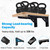 RedCall 24inch Floating Shelf Bracket,Garage Heavy Duty Folding Shelf Brackets,Wall Mounted Collapsible Shelf Bracket,Max Load 330lb,(Pack of 2, No Board)