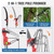 30 Ft Manual Pole Saw, Extendable Tree Pruner Blade and Scissors Set