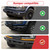 Linskip for Modular Steel Bumper Tow Hook Covers Fit for 2021-2026 Ford Bronco Accessory, Front Bumper Tow Hook Rubber Sleeve Protectors for Bronco Raptor Accessories(Orange)