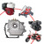 JMCHstore Crankcase Side Cover w/Pulse Fitting for Predator 212 Hemi Coleman B200R CT200U Mini Bike, KT196 Go Kart Baja Massimo MB200 Axis M200 Honda 6.5HP GX160 196 Hisun 196cc 212cc Engine