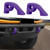 Jimen Fit for Ford Bronco 2021-2024, 2PCS Front Bumper Tow Hook Covers Protector Exterior Accessories (Purple)