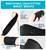 HiRui Breathable Wrist Brace (2 Pack) for Relieve Wrist Pain from Carpal Tunnel, Arthritis, Tendonitis, Sprain, TFCC | Adjustable Wrist Wraps Support for Weightlifting, Tennis - Fits All (Black)