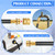 Boltigen RV Winterizing Kit with 0-60psi Pressure Gauge & Shut Off Valve