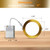 ZYC Recessed Lighting 6 Inch - 12W 1100LM LED Recessed Ceiling Light with Night Light,2700K/3000K/4000K/5000K/6000K Selectable Ultra-Thin Lighting,Dimmable Canless Wafer Downlight,Pack of 6（Gold）.