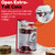Davivy Electric Can Opener, Removable Stainless Steel Cutter and 3-in-1 Design with Sharpener and Bottle Opener (Red-Stainless Steel)